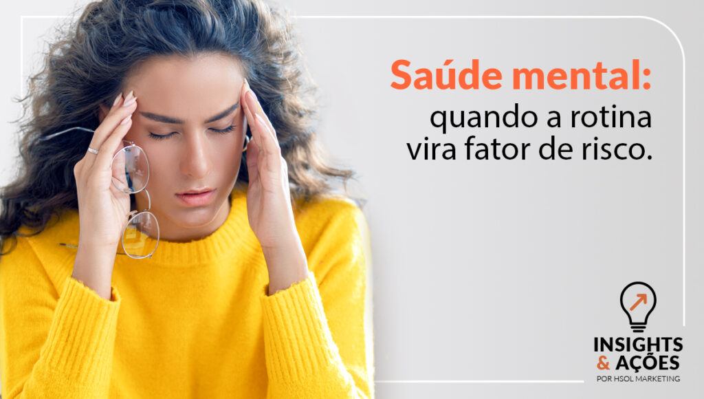 Saúde mental no trabalho em rotina corporativa de alta pressão