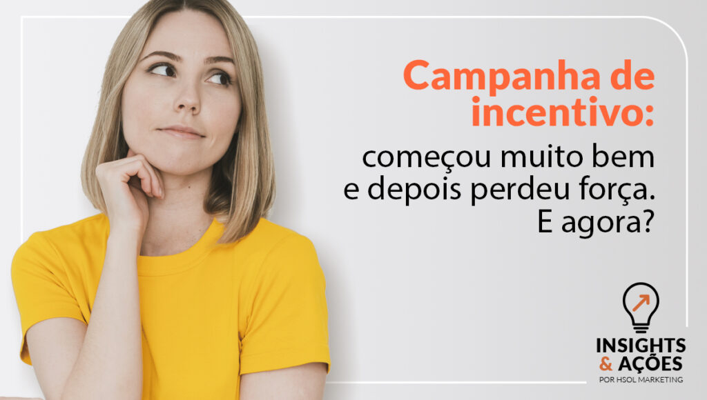 Cartão central destacado representando a permanência de comportamentos após o fim do estímulo de uma campanha de incentivo.